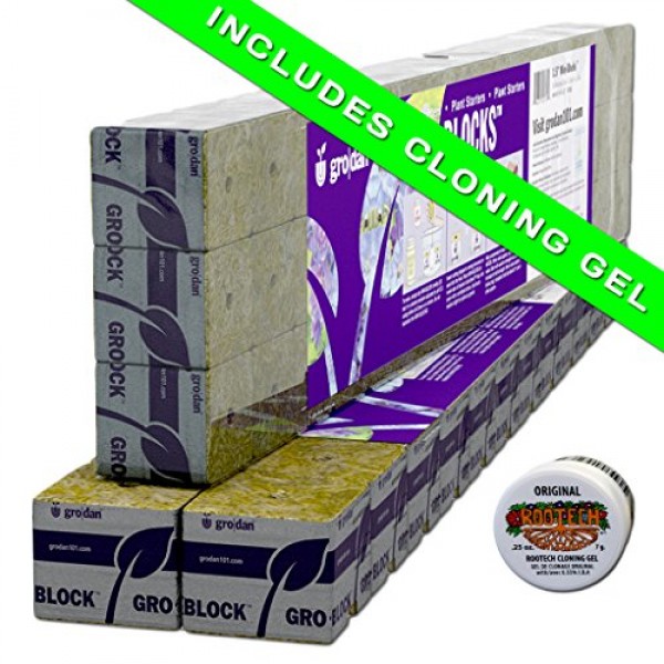 Grodan Inch Rockwool Stonewool Cubes Mini Blocks